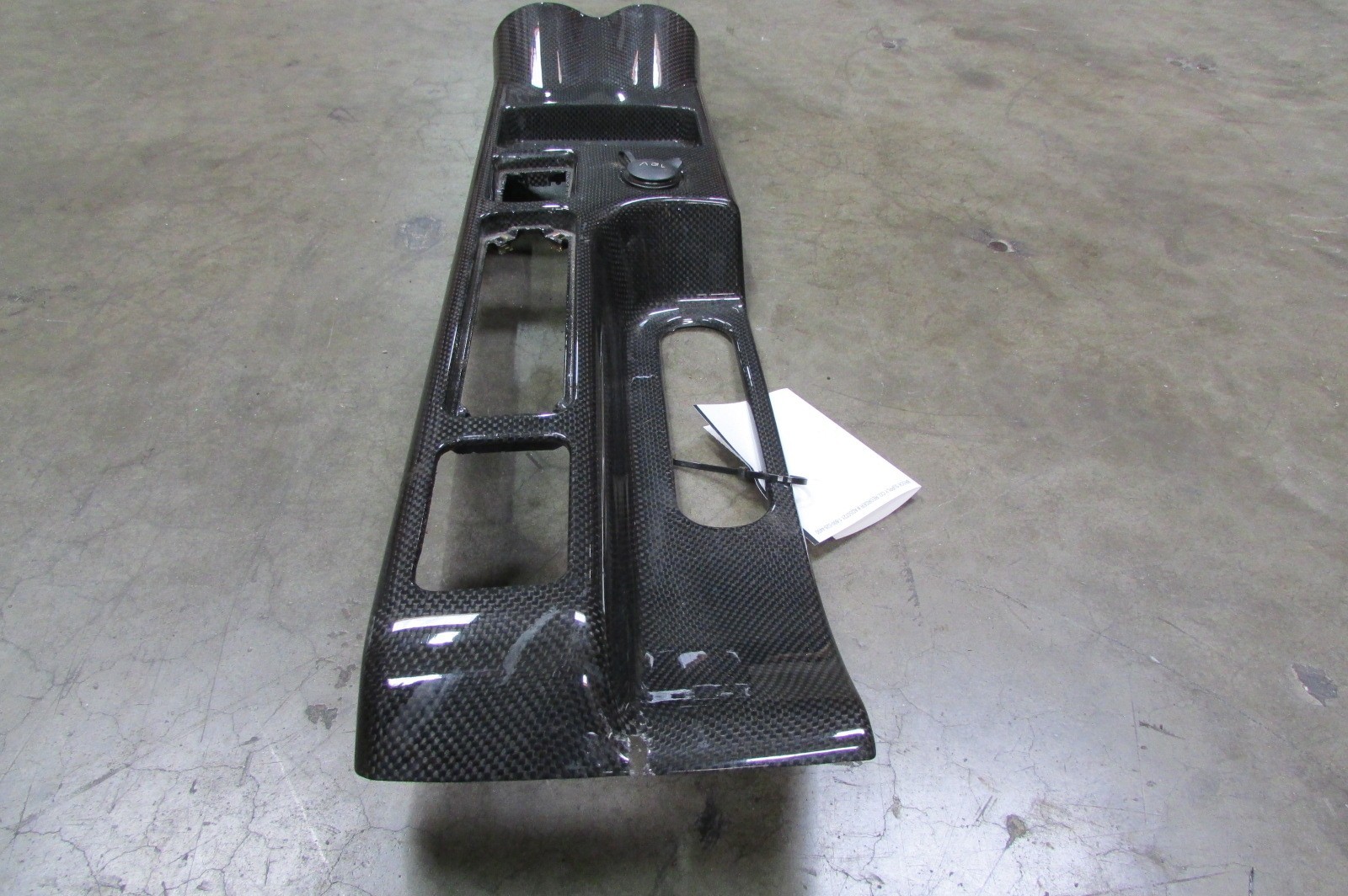 Maserati Gransport, Carbon Fiber Center Console, Used, P/N 68326200