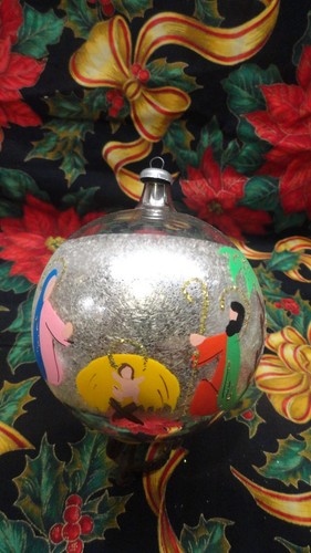 Boca Soplada Adorno Navidad JESÚS BELÉN Italia Pintado a Mano Muy Bonito - Imagen 5 de 6