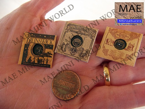 3 Vintage record Miniature artisan.1:12 Scale.Brunswick Sinatra, Parlophone - Bild 2 von 4