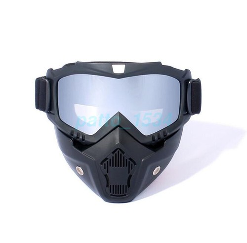Tactical Airsoft Goggles Mask Cyberpunk Paintball Cycling Face Protective Helmet - Picture 15 of 18