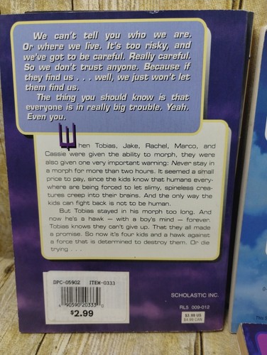 Animorphs KA Applegate Lot of 4 Books Separation Suspicion Sacrifice Invasion - Picture 8 of 9