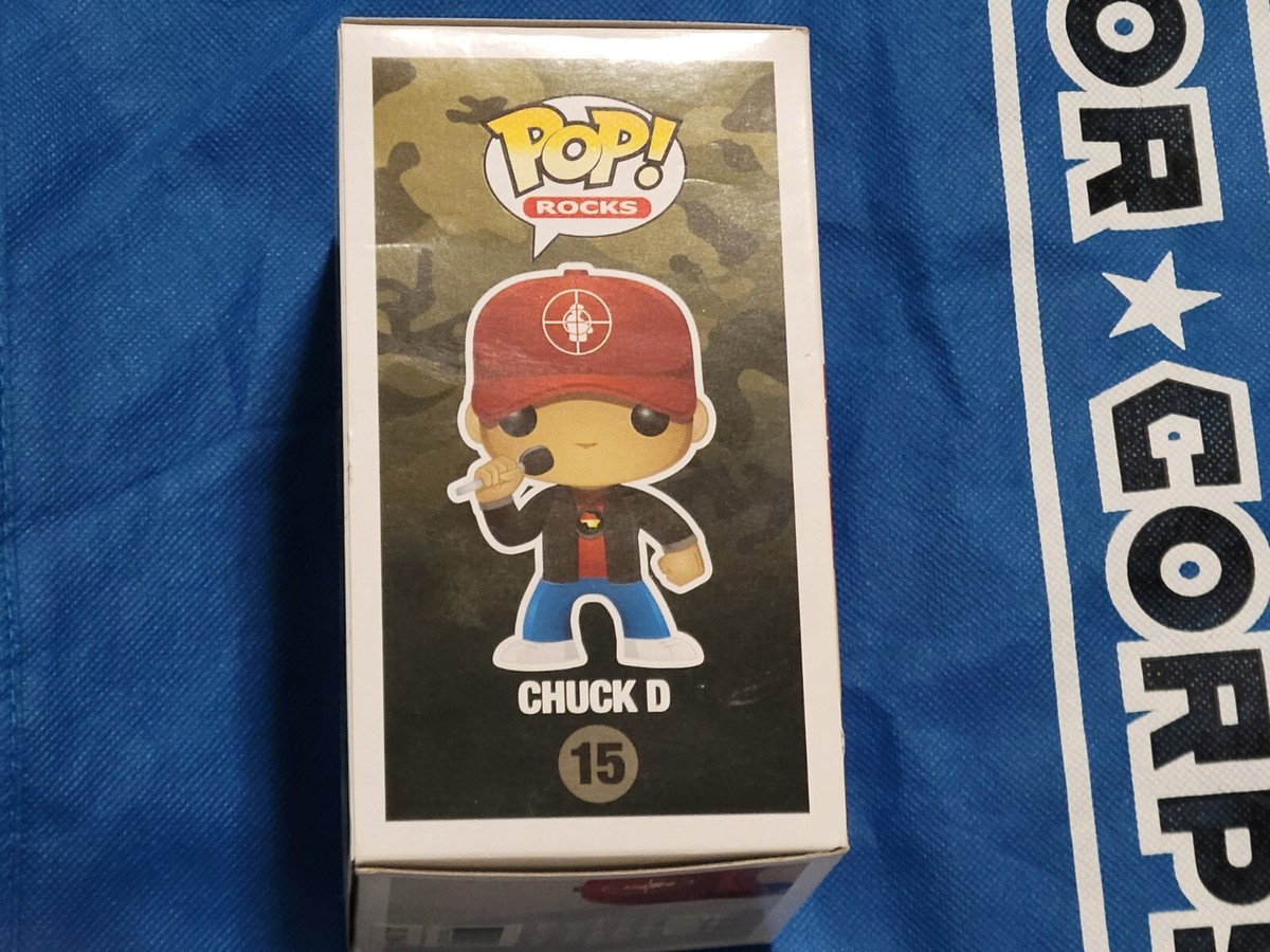 Funko Pop! Rocks Chuck D # 15 Vaulted - Public Enemy | eBay