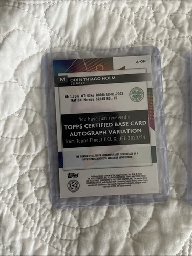 (2) 2023-24 Soccer Autos Odin Thiago Holm of Celtic FC - Photo 4/7