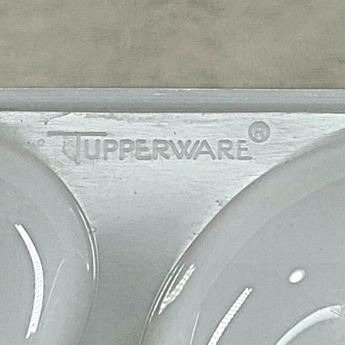 Bandeja de huevos Tupperware Deviled inserción 665-2 665-4 blanca texturizada 8 rebanadas 16 totales - Imagen 4 de 5