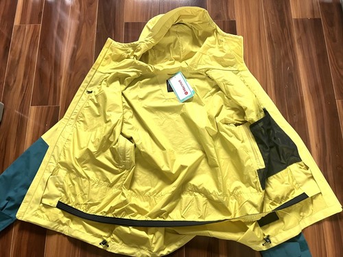 Chaqueta impermeable Marmot Refuge Ski Shell verde amarillo para hombre XL $325 - Imagen 15 de 18