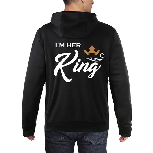 Paar passend zu seinem König und ihrer Königin Hoodies Set Pullover für Verliebte Paare - Bild 23 von 26