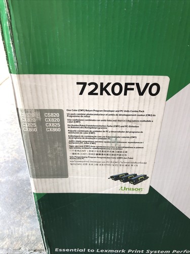 Original Lexmark 72K0FV0 CMY Farbentwickler- und Fotoleitereinheit - Kombipack - Bild 2 von 3