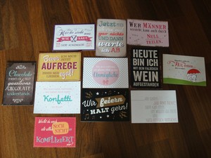 Vintage Postkarten 12 Stck Mit Spruchen Sammeln Vintage Deko Ebay