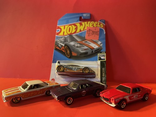 Hot Wheels Muscle Car Konvolut! 1968 Plymouth Barracuda 1969 Dodge Charger 1970 Chevy - Bild 1 von 5