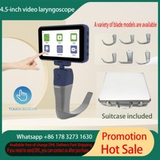 4.5 inch Touch screen Digital Video Laryngoscope Reusable Sterilizable Blades