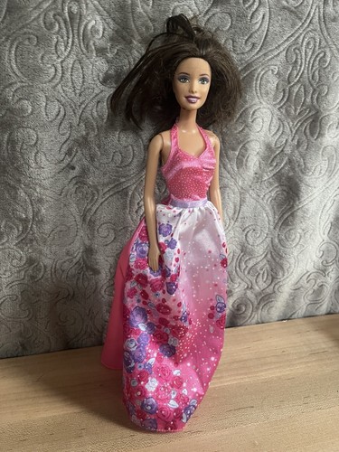 Mattel Barbie Doll 1999. Pink Dress 12”.GUC Messy Hair - Imagen 4 de 10