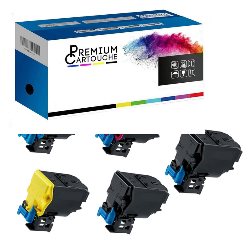 Toner TNP-48 A5X0150 pack de 5 cartouches noir et couleur pour imprimante