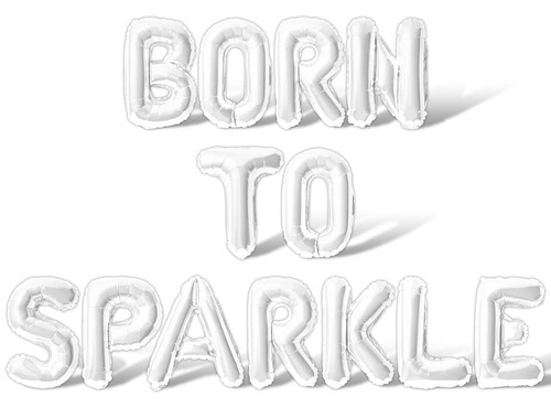 BORN TO SPARKLE Letter Balloon Banner - 4th Of July American Party Decorations - Picture 46 of 55