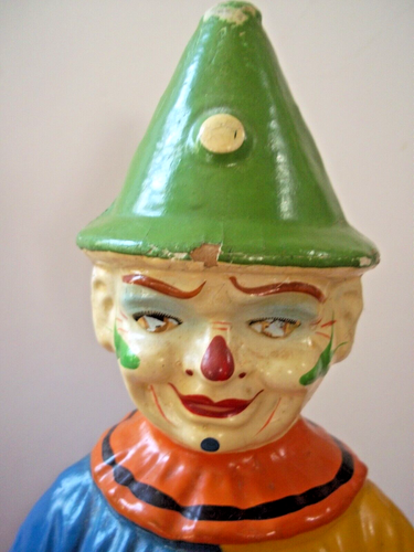 Schoenhut Paper Mache 12” Clown Roly Poly Fair Condition - Picture 2 of 11