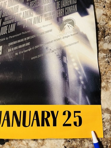 Sky Captain And The World Of Tomorrow 2004 Original Video Store Movie Poster - Picture 2 of 11
