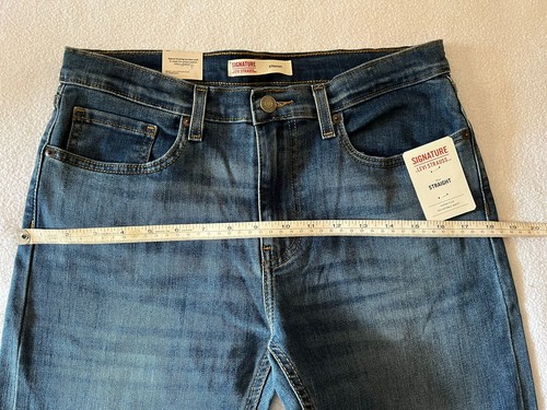 Boys Signature Levis Straight Jeans With Adjustable Waist Blue Size 18 Regular - Picture 4 of 7