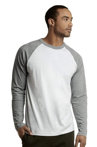 DailyWear Mens Casual Long Sleeve Plain Baseball Cotton T Shirts - 第 18/33 張圖片