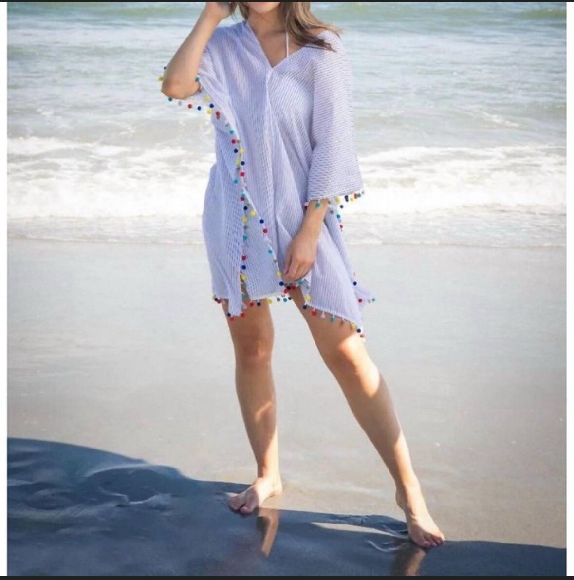 beach dress up day Vibrance Jade Beach Women’s Sarong – Relaxed Fit Sarong main image 0