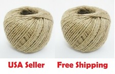 400' premium all natural jute twine string heavy duty cord rope craft gift diy