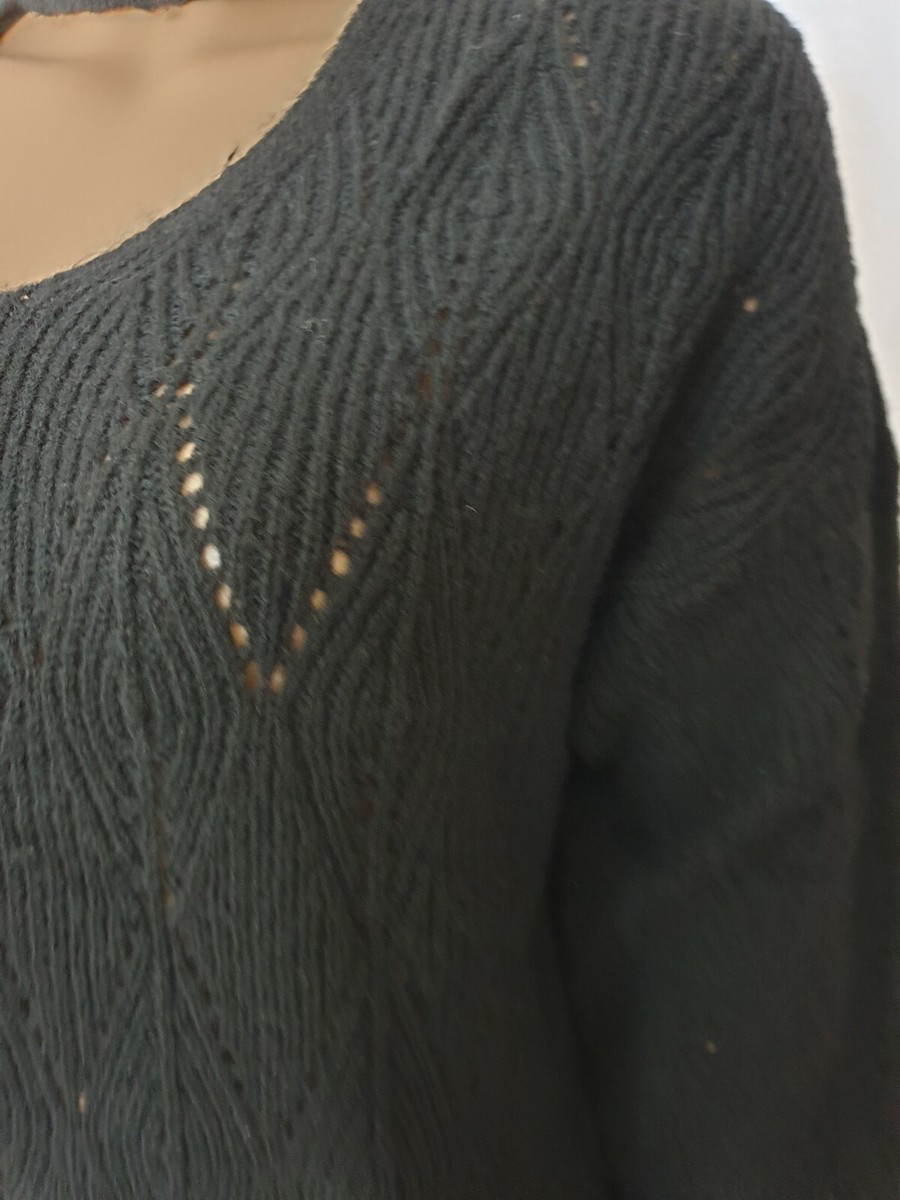 Black top choker jumper