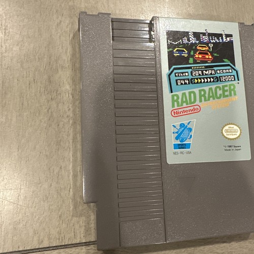 Rad Racer Game NES Nintendo System Works Authentic Tested - Picture 5 of 6