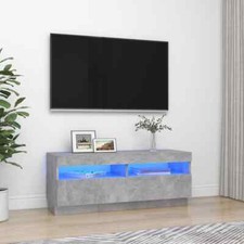 Modern TV Unit Cabinet Stand 100cm High Gloss OR Matte colours Free LED Lights