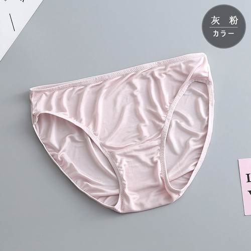 3 Pair 100% Mulberry Silk Underwear Women Briefs Thin Lady Panties Girly Panties - Bild 21 von 22