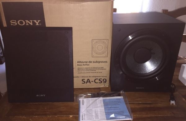 New Sony SA-CS9 115W 10" Active Subwoofer Home Theater Sub