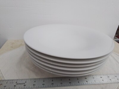 Kahla Porcelaine White  Pasta Sala Bowls 11.5'' Set Of 6