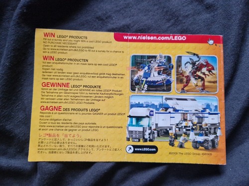 Lego Set 5969 SQUIDMAN'S ESCAPE Space Police Instructions Only - Picture 2 of 2