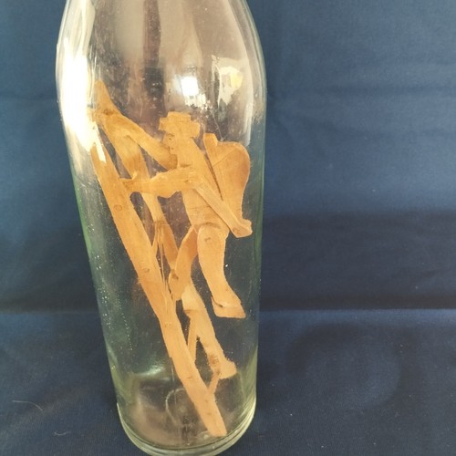 BOUTEILLE AVEC VENDANGEUR A LA HOTTE MONTANT L'ECHELLE VENDANGE 1 LITRE - Imagen 3 de 6