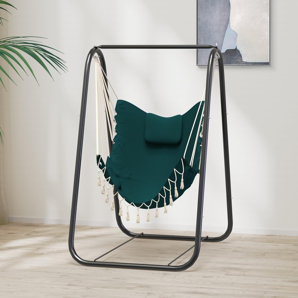 G TALECO GEAR Hammock Chair with Stand,HeavyDuty and Rustproof Hanging