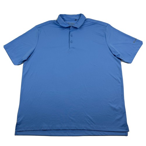 Columbia Golf Herren Größe 2XL Babyblau 100% Polyester Hemd Ärmel Kurz Polo