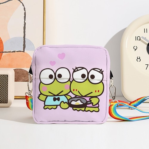 Keroppi Anime Borsa a Tracolla Messenger Tote Conservazione Personalizzata Mini Bambino - Foto 40 di 40