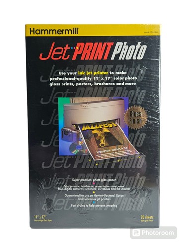 4pk Lot Hammermill Jet Print Photo Paper w/ Gloss Finish 11x17 80 Sheets Total - Afbeelding 2 van 6