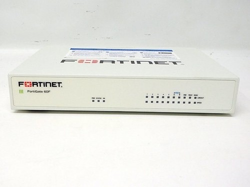 Fortinet Fortigate FG-60F Firewall w/Adapter - No License Initialized From Japan - Afbeelding 2 van 5