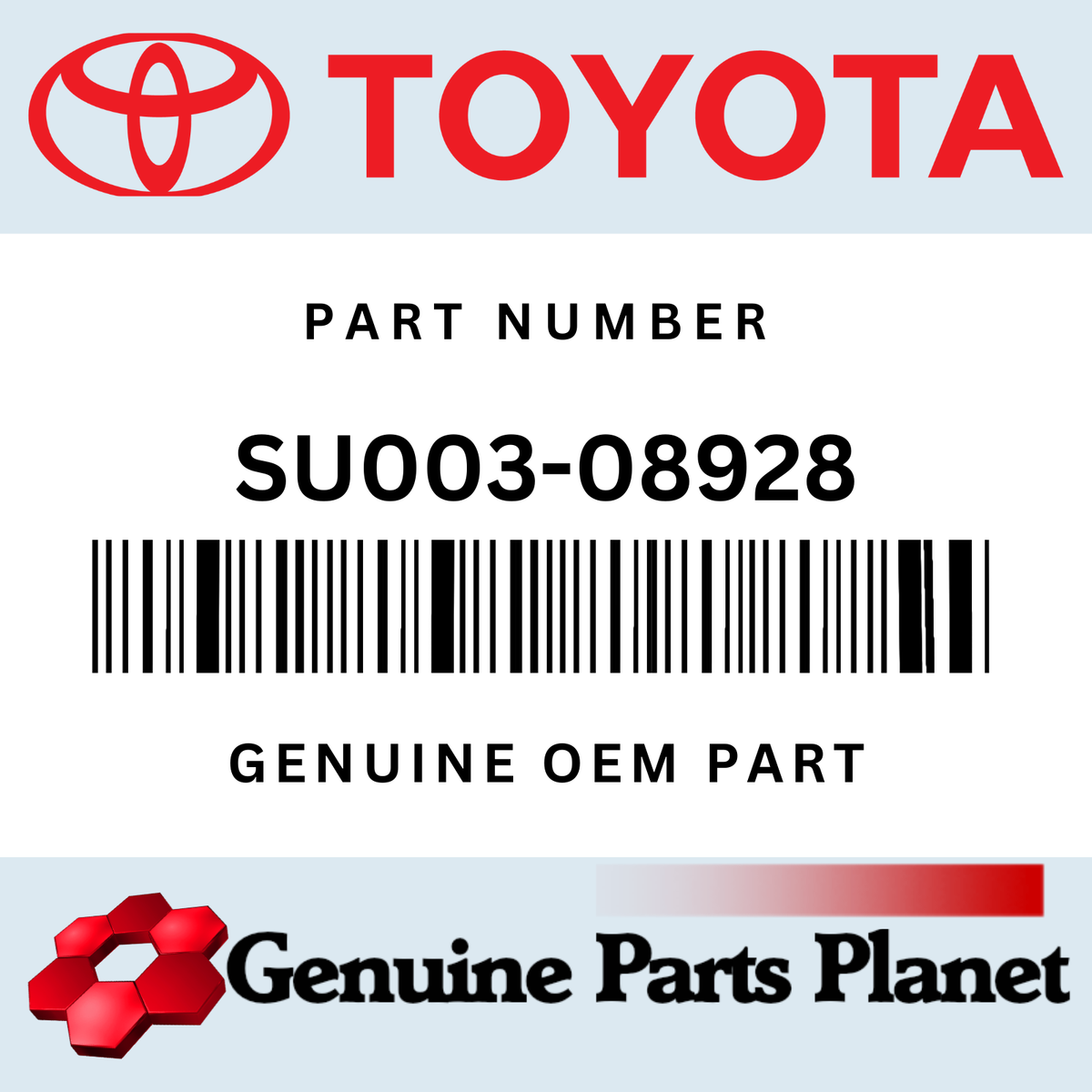 OEM Genuine Toyota Rocker Molding Lower Clip - SU003-08928 OEM Genuine Toyota Rocker Molding Lower Clip - SU003-08928