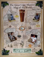 2001 General Cigar Company Macanudo Partagas Punch Hoyo vintage print Ad