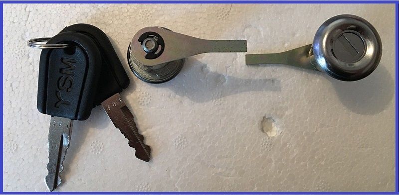 2 barillets de porte pour Citroën AX pour rénovation mécanique et sécurisation de véhicule