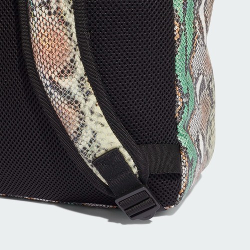 Mochila de diseñador Adidas Originales para mujer Trifolio multicolor piel de serpiente - H32368 - Imagen 18 de 19