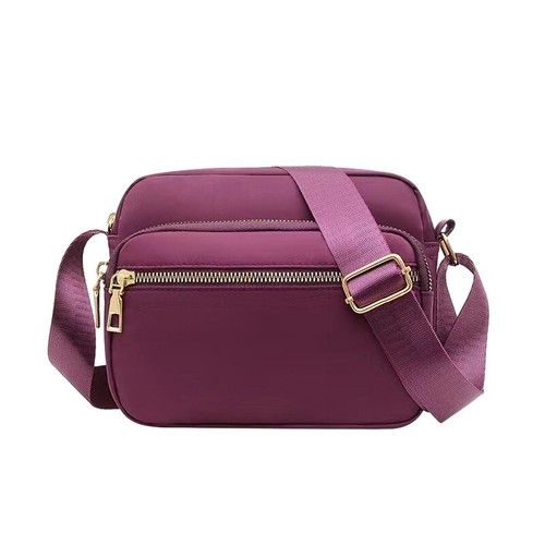 Wasserdichte große Kapazität Reißverschluss Schultertasche Umhängetaschen Handtaschen Nylon - Bild 15 von 35