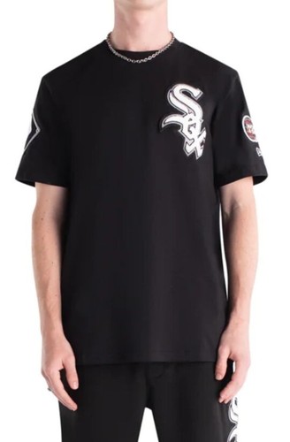 Men's New Era Black MLB Chicago White Sox Logo T-Shirt - Picture 12 of 12