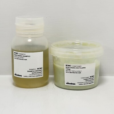 Davines MOMO Moisturizing Shampoo & Conditioner 2.5 oz DUO | Travel Size
