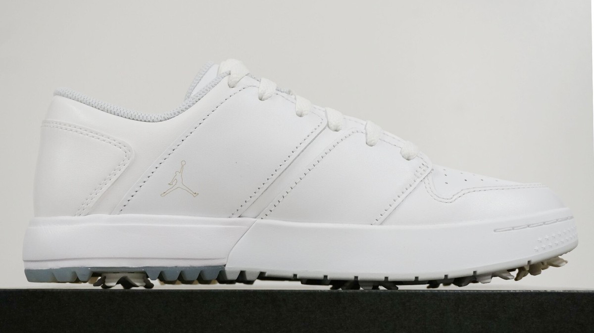 Nike Air Jordan 1 Low NU G Golf Spike AJ1 White Pure