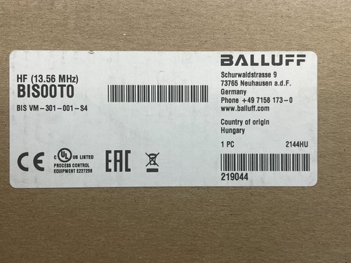 Balluff BIS00T0 FACTORY SEALED Read/Write Head Antenna BIS VM-301-001-S4 - Picture 3 of 5