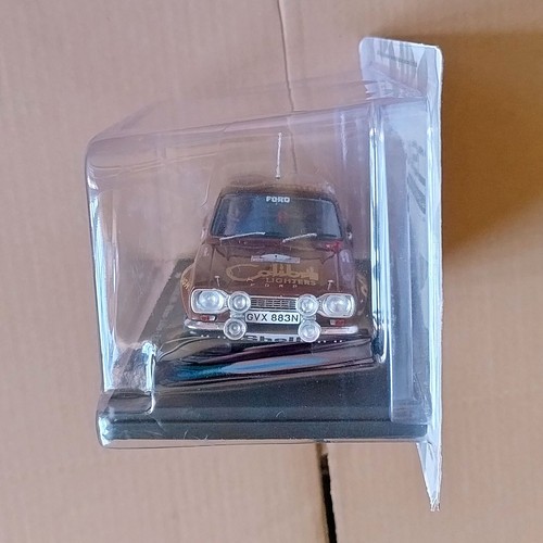 Ford Escort RS 1600 RAC Rally GB 1974 Mäkinen 1/24 Modellino Auto Diecast Nuovo - Foto 5 di 14