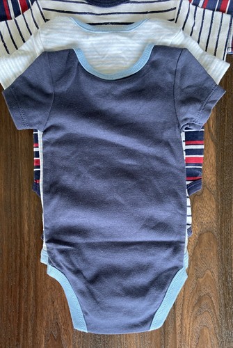 Pack De 8, 0-3 Meses Manga Corta Cierre A Presión Multicolor, Sin Usar, Sin Etiqueta Bebé; - Imagen 14 de 17