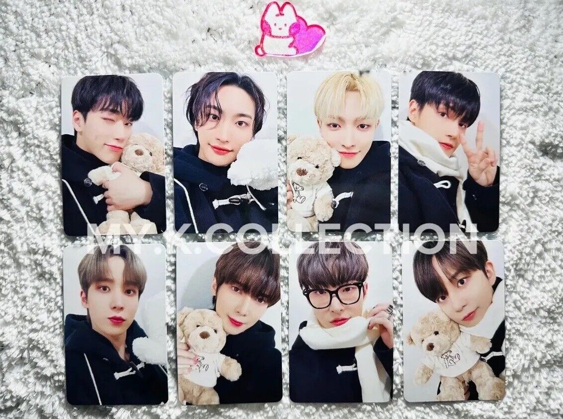 ATEEZ Teddy Bear MAKESTAR Photocard Official Luckydraw THE ATEEZ Teddy Bear MAKESTAR Photocard Official Luckydraw THE