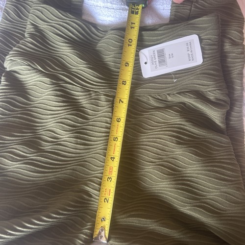 Leggings LYDAA donna testurizzati verde oliva taglia small nuovi con etichetta - Foto 7 di 8