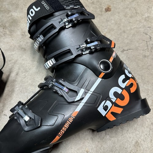 Rossignol Speed 90 Mens Ski Boots Black White Orange Size 27.5 - Picture 5 of 12